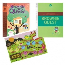 Cover art for How To Guide Girl Scout Brownies On Brownie Quest