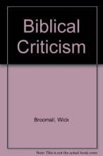 Cover art for Biblical Criticism