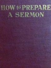 Cover art for How to prepare a sermon,
