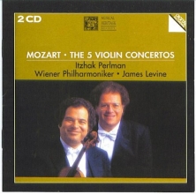 Cover art for Mozart: The 5 Violin Concertos (Musical Heritage Society)