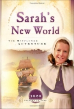 Cover art for Sarah's New World: The Mayflower Adventure (1620) (Sisters in Time #1)