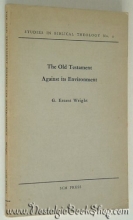 Cover art for The Old Testament against its environment (Studies in Biblical theoloy)