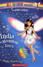 Cover art for India: The Moonstone Fairy (Rainbow Magic: The Jewel Fairies, No. 1)