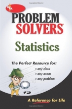 Cover art for Statistics Problem Solver (Problem Solvers Solution Guides)