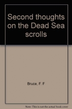 Cover art for Second thoughts on the Dead Sea scrolls