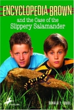 Cover art for Encyclopedia Brown and the Case of the Slippery Salamander