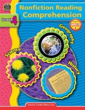 Cover art for Nonfiction Reading Comprehension Grade 4