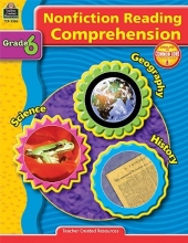 Cover art for Nonfiction Reading Comprehension Grade 6