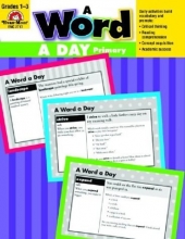 Cover art for A Word a Day, Grades 1-3