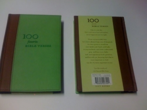 Cover art for 100 favorite BIBLE VERSES