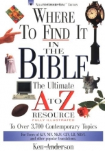 Cover art for Where To Find It In The Bible The Ultimate A To Z Resource Series