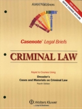 Cover art for Casenote Legal Briefs Criminal Law: Keyed to Dressler and Thomas, 4e
