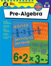 Cover art for Pre-Algebra, Grades 5 - 8 (The 100+ Series)