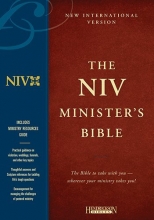 Cover art for Holy Bible: New International Version Minister Black Genuine Leather