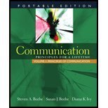 Cover art for Communication: Principles for a Lifetime, Portable Edition - Volume 1 (Volume 1)