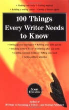 Cover art for 100 Things Every Writer Needs to Know