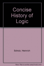 Cover art for Concise History of Logic
