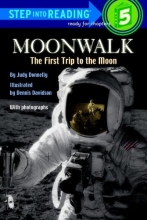 Cover art for Moonwalk: The First Trip to the Moon (Step-Into-Reading, Step 5)