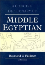 Cover art for Concise Dictionary of Middle Egyptian (Egyptology: Griffith Institute)