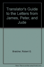 Cover art for Translator's Guide to the Letters from James, Peter, and Jude (Helps for translators)