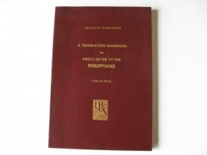Cover art for A Translators Handbook on Paul's Letter to the Philippians (Helps for translators)