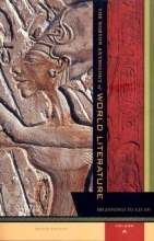 Cover art for The Norton Anthology of World Literature, Vol. A: Beginnings to A.D. 100, 2nd Edition