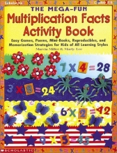 Cover art for The Mega-Fun Multiplication Facts Activity Book (Grades 2-5)