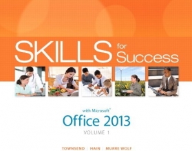 Cover art for Skills for Success with Office 2013 Volume 1