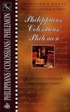Cover art for Shepherd's Notes: Philippians, Colossians & Philemon