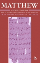 Cover art for Matthew: A Shorter Commentary (International Critical Commentary)