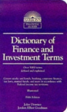 Cover art for Dictionary of Finance and Investment Terms (Barron's Financial Guides)