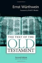 Cover art for The Text of the Old Testament: An Introduction to the Biblia Hebraica