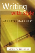 Cover art for Writing With Style With Infotrac: Apa Style Made Easy
