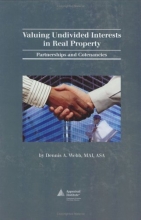 Cover art for Valuing Undivided Interests In Real Property: Partnerships and Cotenancies