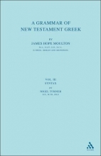 Cover art for A Grammar of New Testament Greek: Volume 3: Syntax