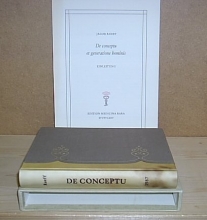Cover art for De Conceptu et Generatione Hominis