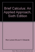 Cover art for Brief Calculus: An Applied Approach, Sixth Edition