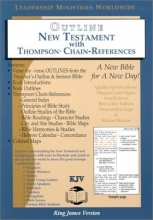 Cover art for Outline New Testament Bible with Thompson Chain-Reference-KJV