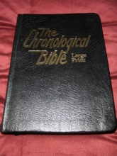 Cover art for THE CHRONOLOGICAL BIBLE - King James Version - Large Print (Large Print)