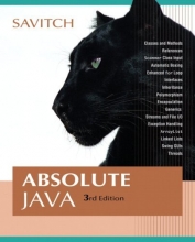 Cover art for Absolute Java (3rd Edition)