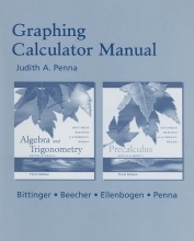 Cover art for Graphing Calculator Manual for Algebra & Trigonometry: Graphs and Models & Precalculus: Graphs and Models