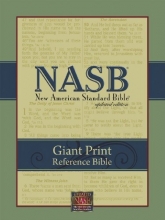 Cover art for NASB Giant-Print Reference Bible: Indexed (Burgundy Imitation Leather)