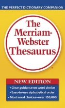 Cover art for The Merriam-Webster Thesaurus