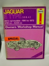 Cover art for Haynes Jaguar E Type 3.8 & 4.2 Owners Workshop Manual No 140: 1961 1972 (Haynes Owners Workshop Manuals)