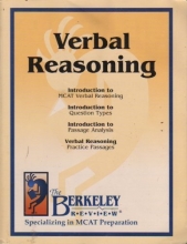 Cover art for Verbal Reasoning: Introduction to MCAT Verbal Reasoning, Question Types, Passage Analysis, Verbal Reasoning Practice Passages
