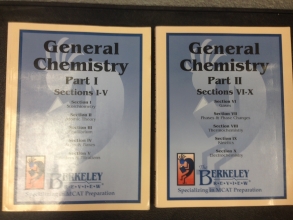 Cover art for General Chemistry Part 1 & 2 Berkeley Review (2 Volumes) (Mcat Preparation)