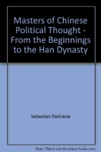 Cover art for Masters of Chinese Political Thought - From the Beginnings to the Han Dynasty
