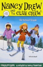 Cover art for Ski School Sneak (Nancy Drew and the Clue Crew #11)
