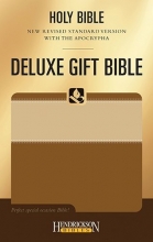 Cover art for Holy Bible With the Apocrypha: New Revised Standard Version, Mocha on Cocoa, Deluxe Gift (Hendrickson Bibles)