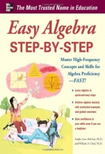 Cover art for Easy Algebra Step-by-Step (Easy Step-by-Step Series)